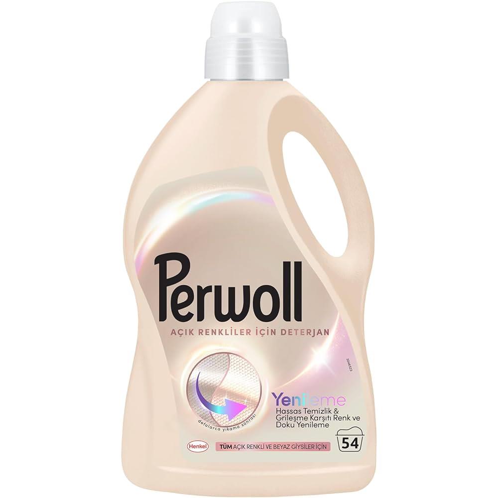 Sıvı Çamaşır DeterjanıPerwoll Yenileme&Onarım Açık Renkli 2.97 Lt (54 Yıkama)