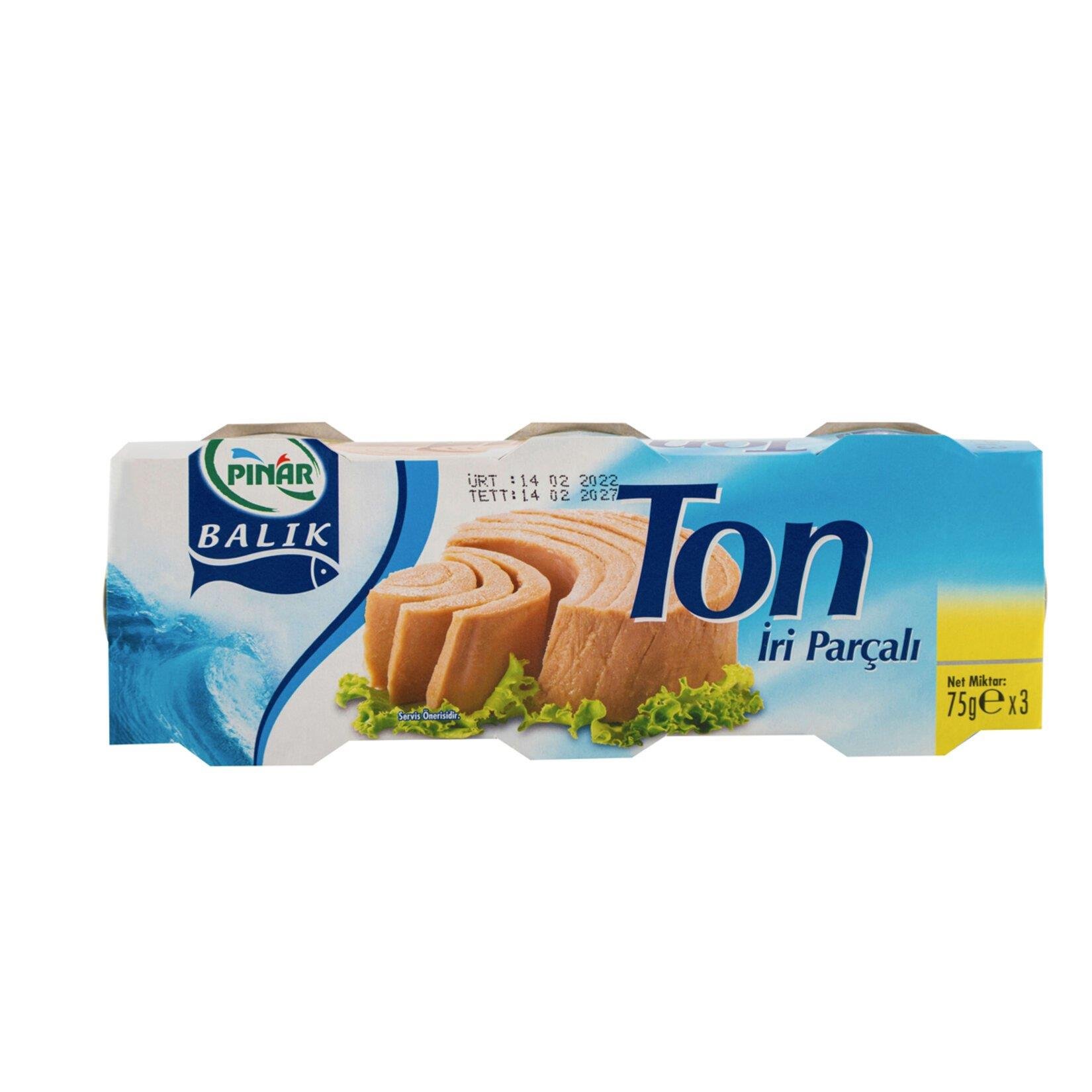 Ton BalığıPınar Ton Balığı İri Parçalı Light 3*75 Gr