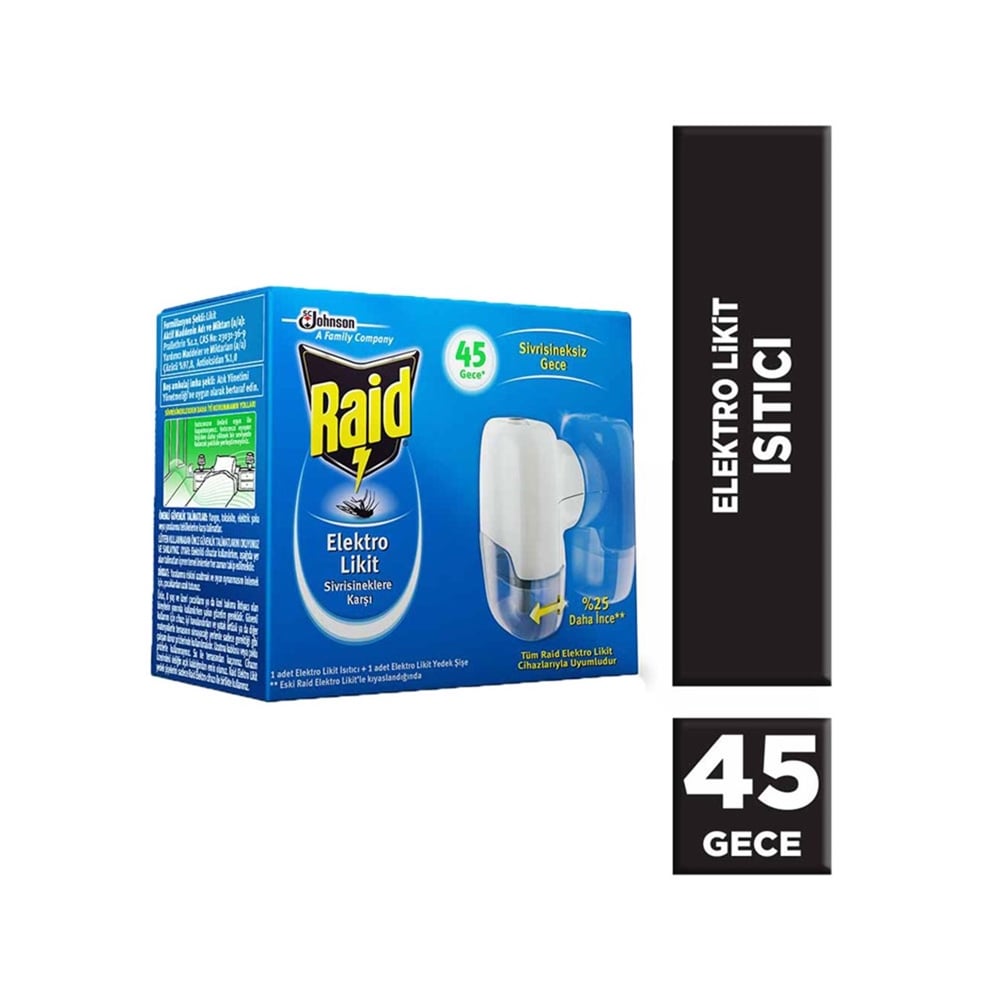 Raid Elektro Likit Isıtıcı & Yedek Likit & Makine Hediyeli