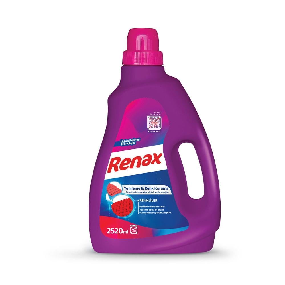 Sıvı Çamaşır DeterjanıRenax Sıvı Çamaşır Deterjanı Renkliler 2520 Ml