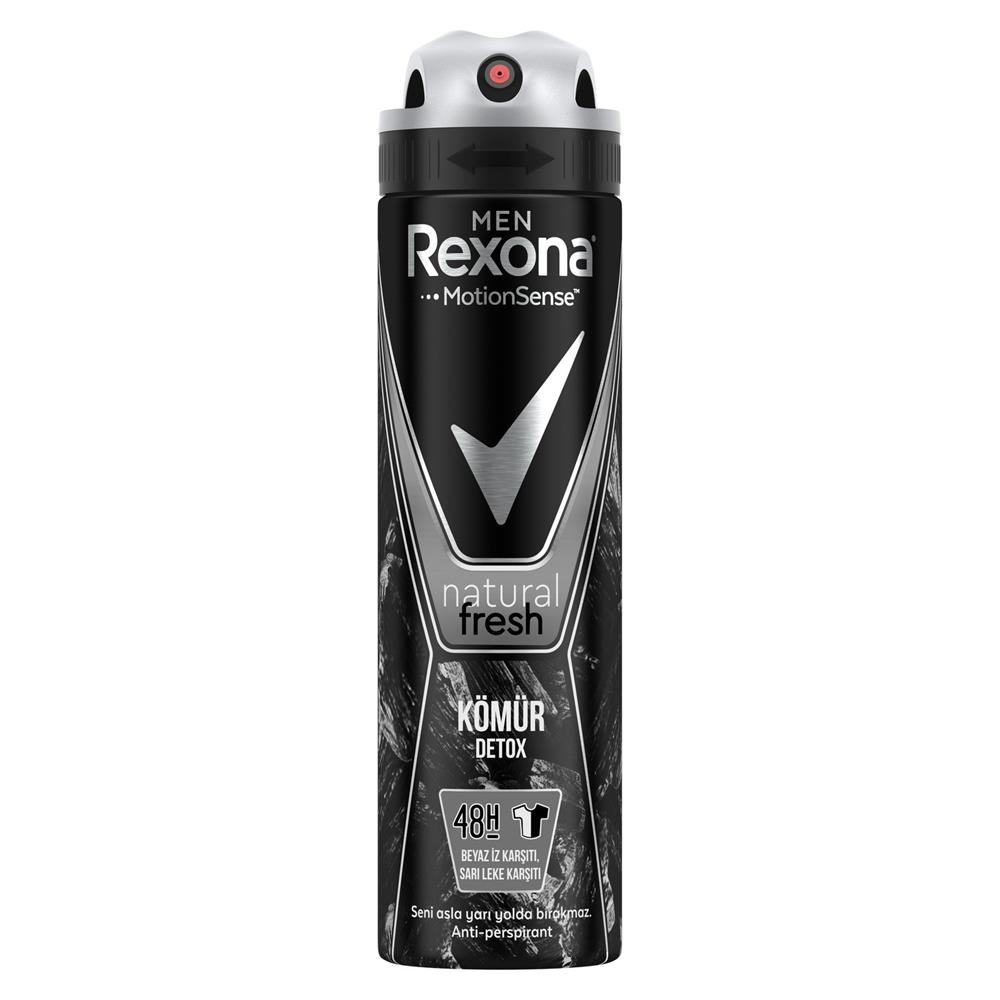 Rexona Kömür Detox Erkek Sprey Deodorant 150 ml