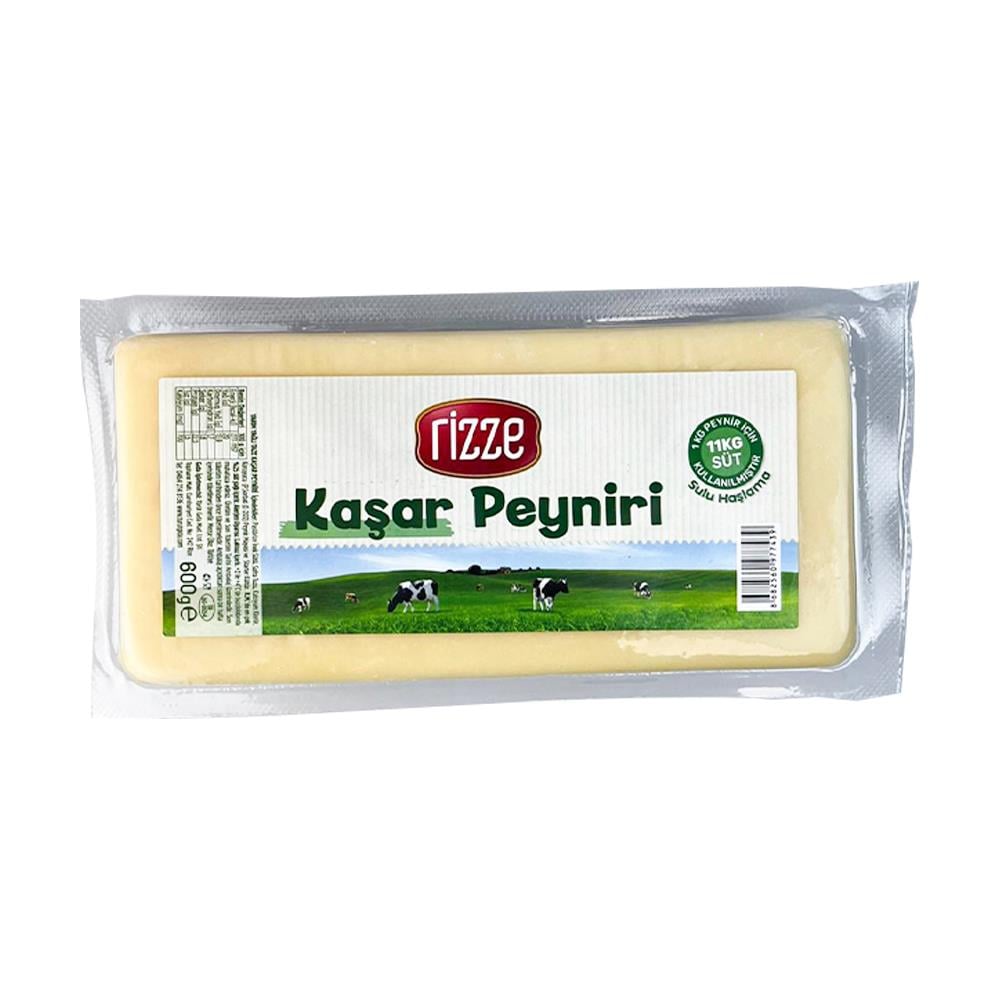 Taze KaşarRizze Kaşar Peyniri 600 Gr Yarım Yağlı Taze