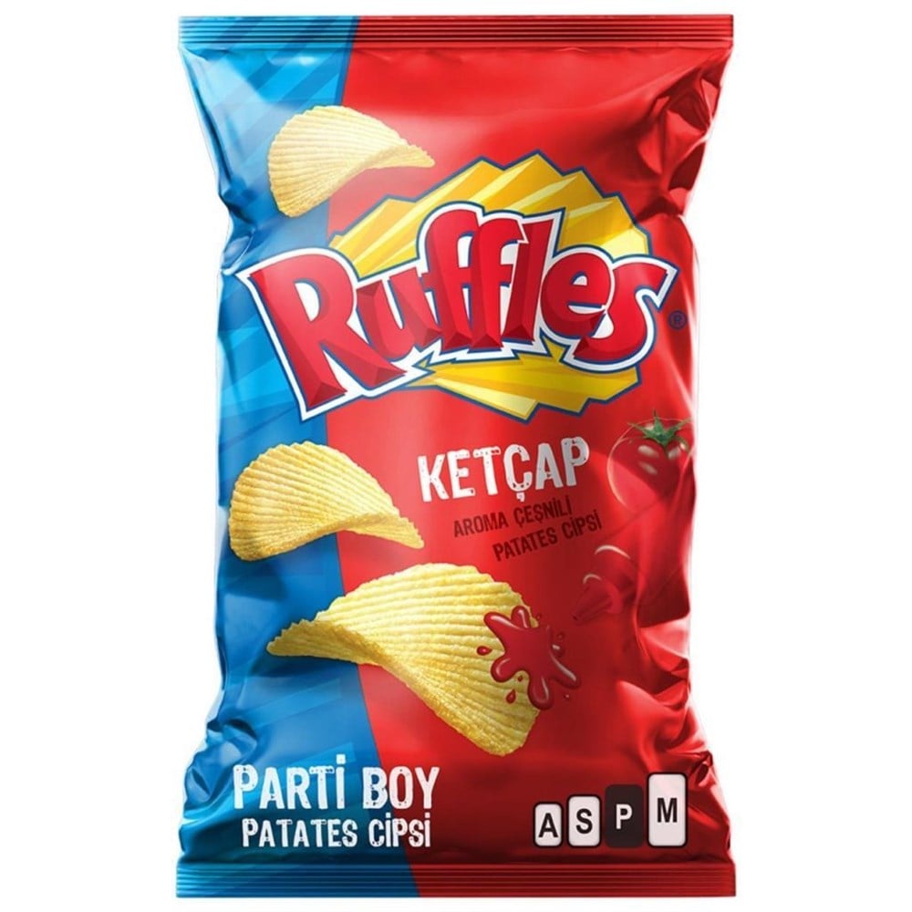 Ruffles Ketçap Aroma Çeşnili Patates Cipsi 155 Gr