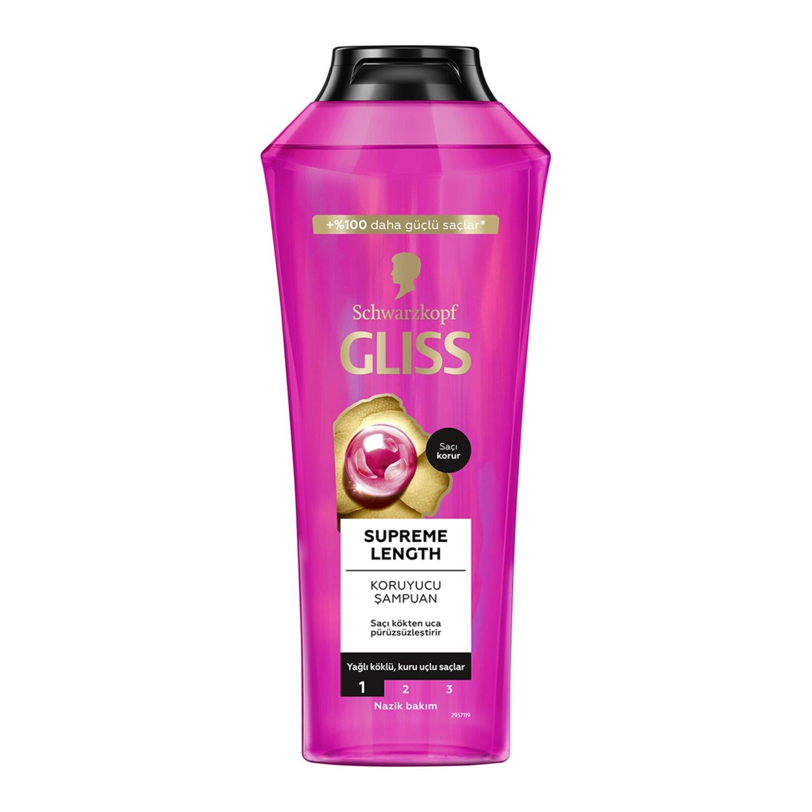 ŞampuanSchwarzkopf Gliss Şampuan Supreme Length 400 Ml