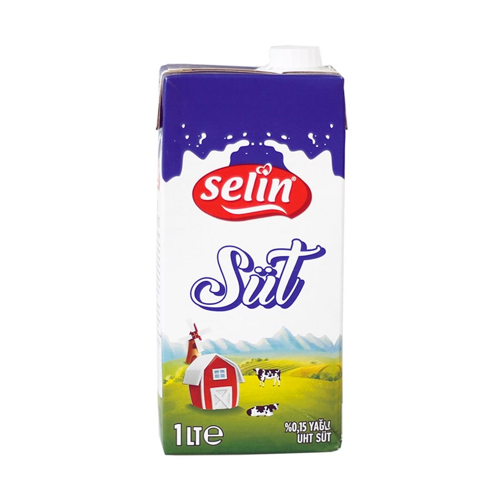 Selin Süt 1 Lt  % 0.15 Yağlı