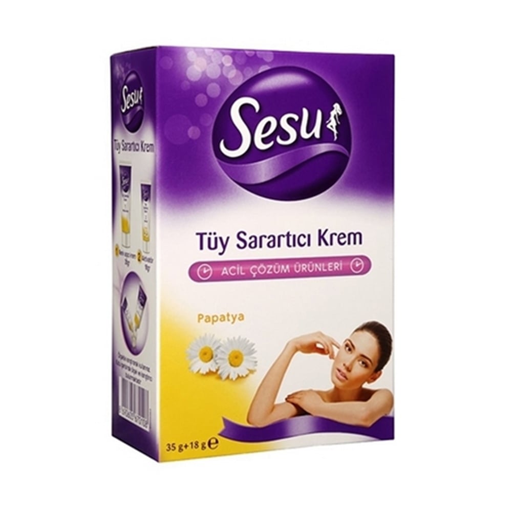 Sesu Tüy Sarartıcı Krem Mini Paket 53 Gr