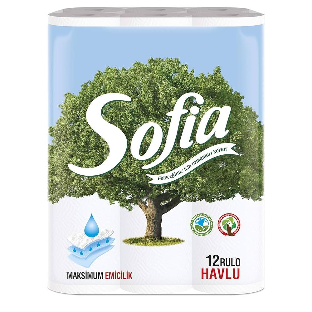 Kağıt HavluSofia Havlu Kağıt 12li 3 Katlı