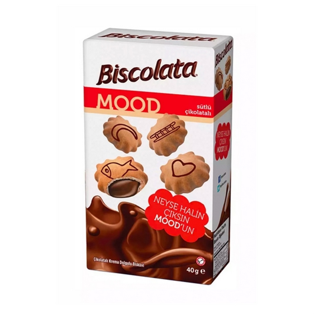 Şölen Biscolata Çikolata Kaplı Bisküvi Mood 40 Gr
