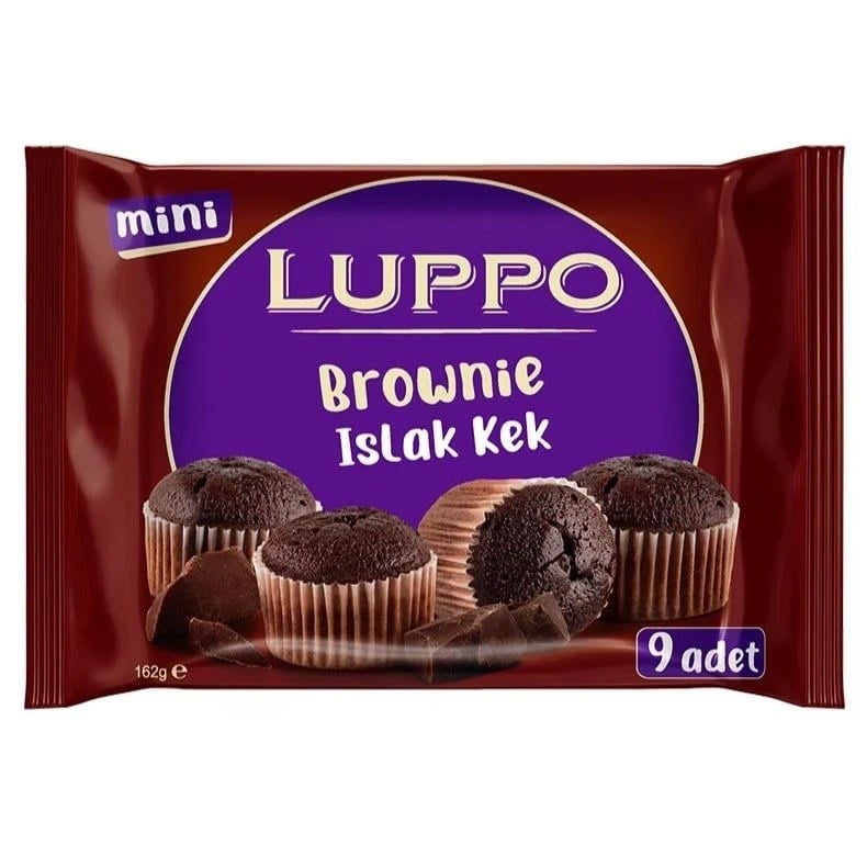 KekŞölen Luppo Mini Çikolatalı Brownie Islak Kek 162 g
