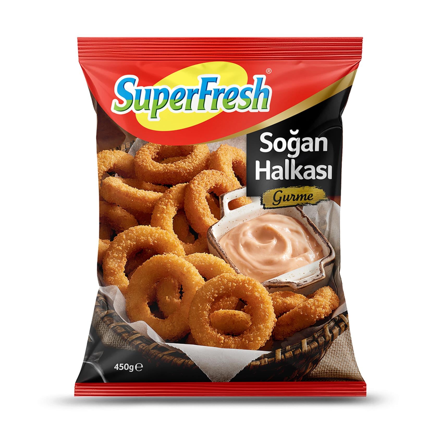 Sebze, MeyveSüperfresh Soğan Halkası 450 Gr Gurme