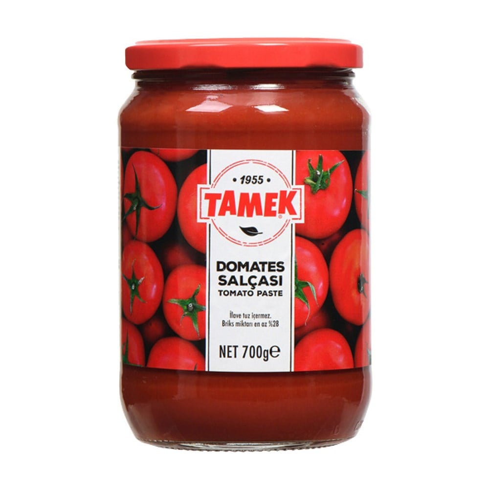 Tamek Salça Domates Cam 700 Gr