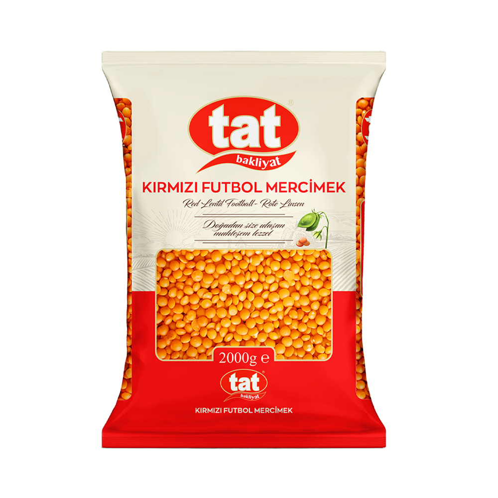 MercimekTat Bakliyat Kırmızı Mercimek 2000 Gr