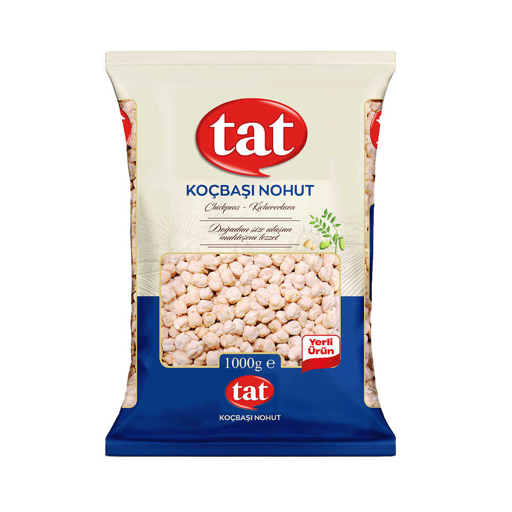 NohutTat Bakliyat Nohut 1 Kg Koçbaşı