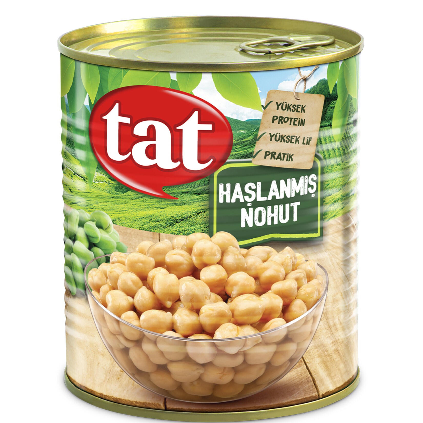 Konserve SebzeTat Haşlanmış Nohut 540 g