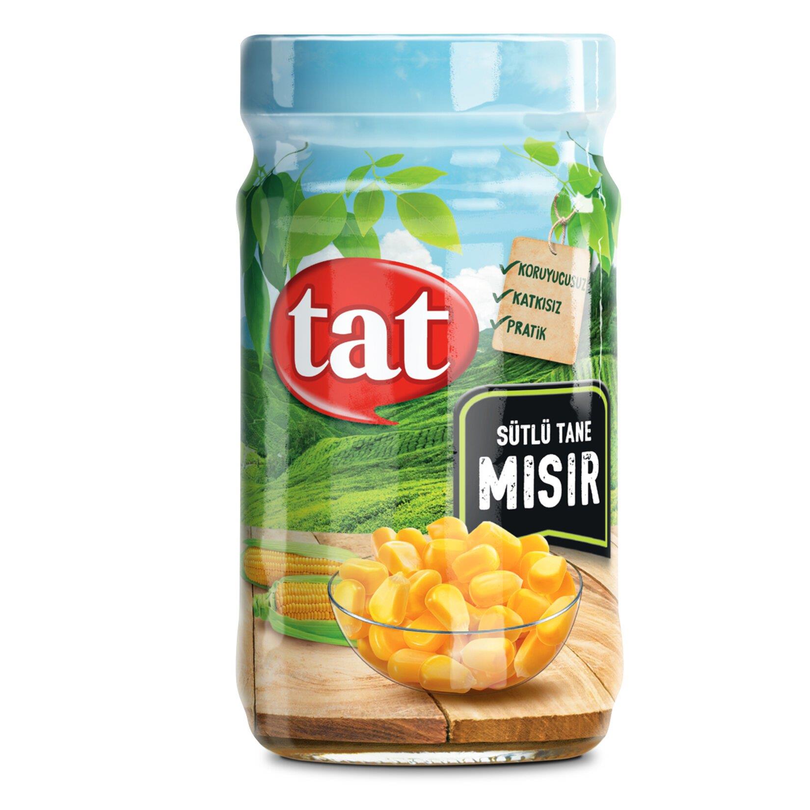 Konserve SebzeTat Mısır Cam 320 Gr