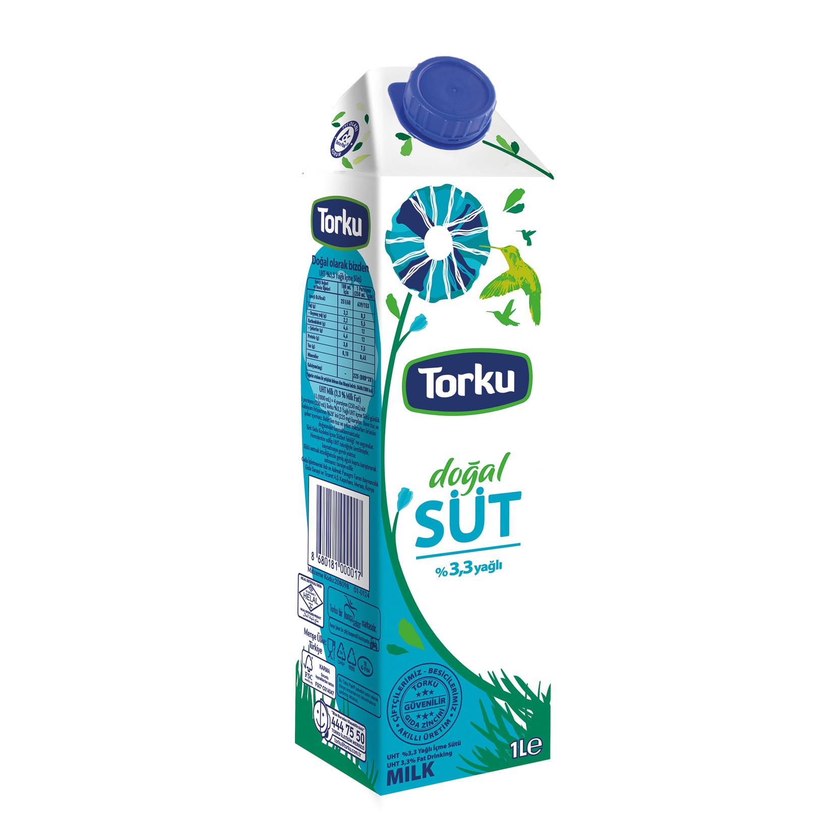 Sade SütTorku Süt 1 L