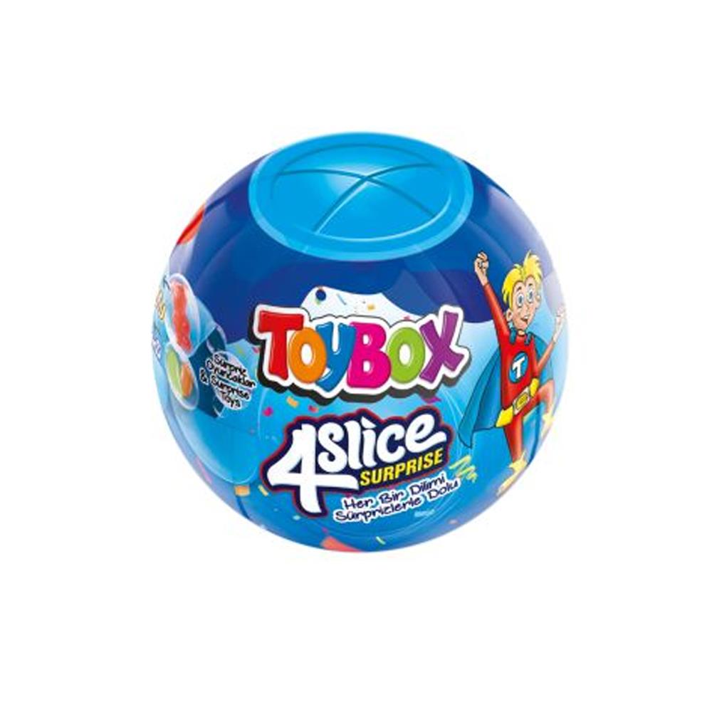 ŞekerlemeToybox 4 Dilim Sürpriz Yumurta Erkek Çocuklara Özel 10 GR