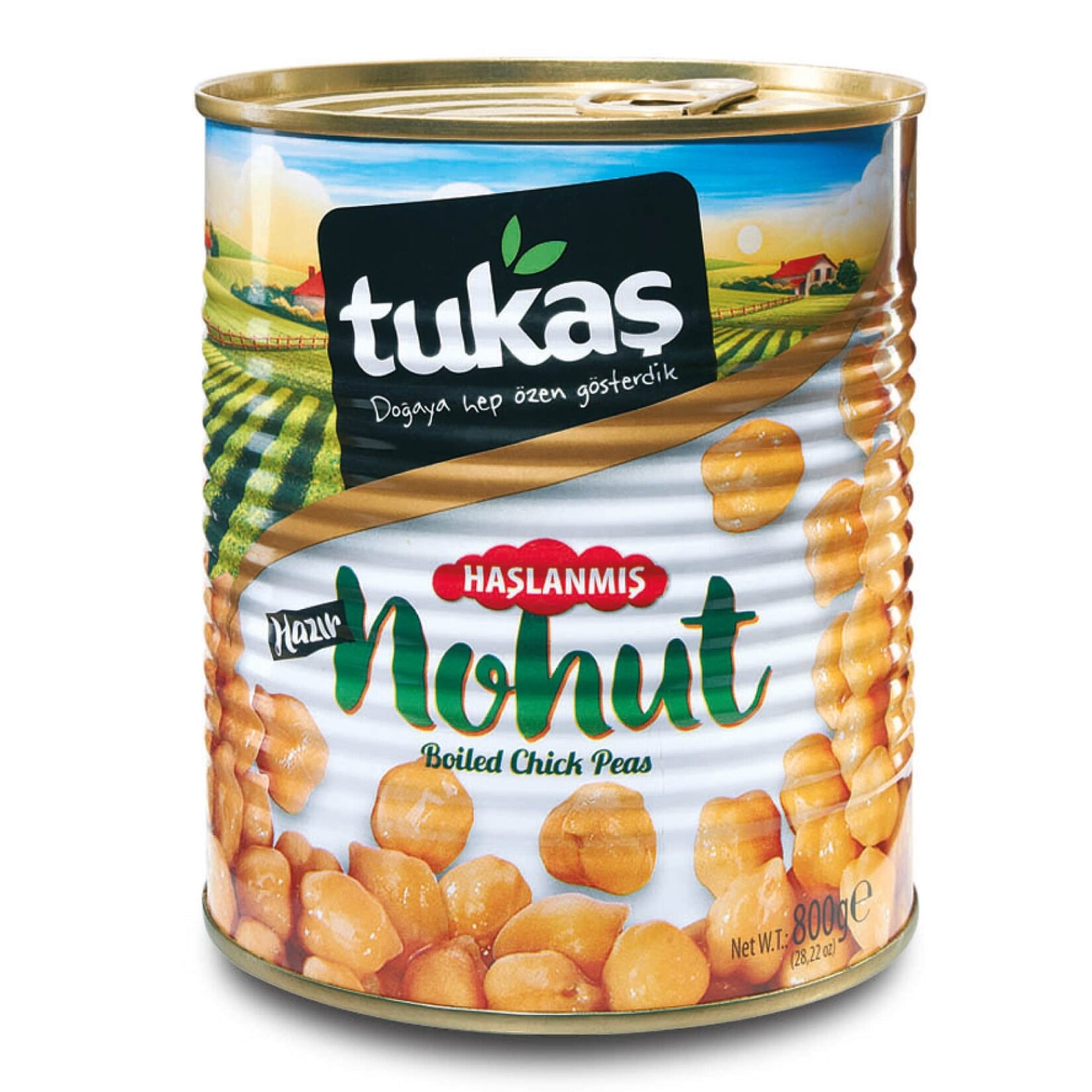 HaşlanmışTukaş Haşlanmış Nohut 800 g
