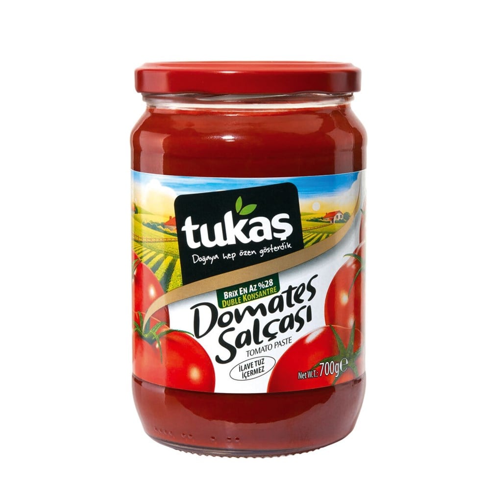 Tukaş Salça Domates Cam 700 Gr