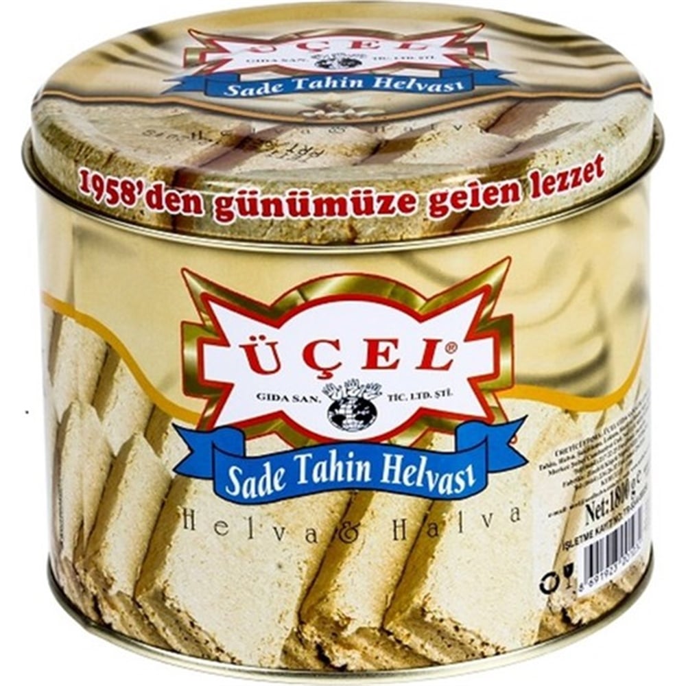 Üçel Helva Sade Teneke 1800 Gr