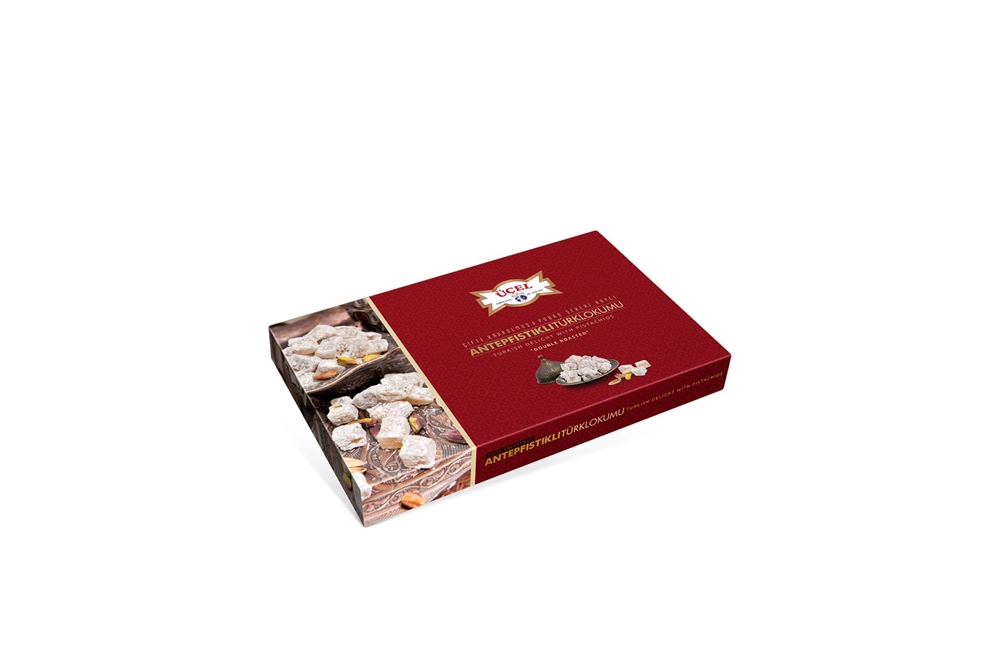 Üçel Lokum Antep Fıstıklı Çifte Kavrulmuş 600 Gr