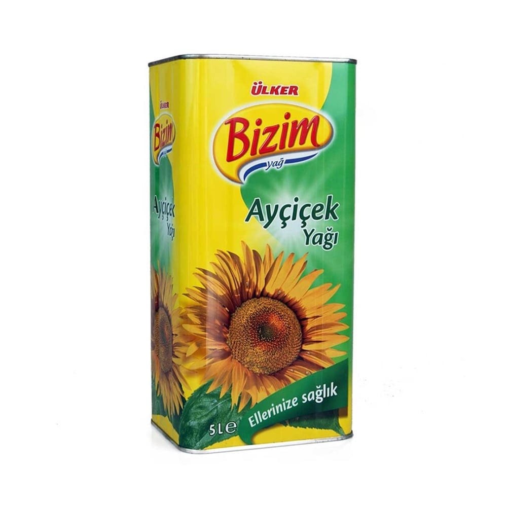 Ülker Bizim Ayçiçek Yağı teneke 5 lt