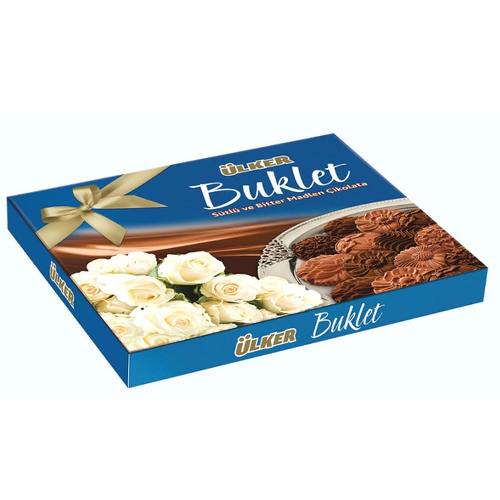 ÇikolataÜlker Buklet Madlen Sütlü ve Bitter Çikolata 208 g