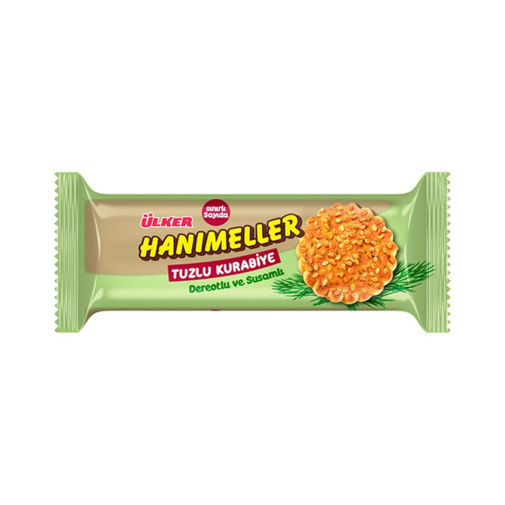 BisküviÜlker Hanımeller Dereotlu Susamlı 81 gr