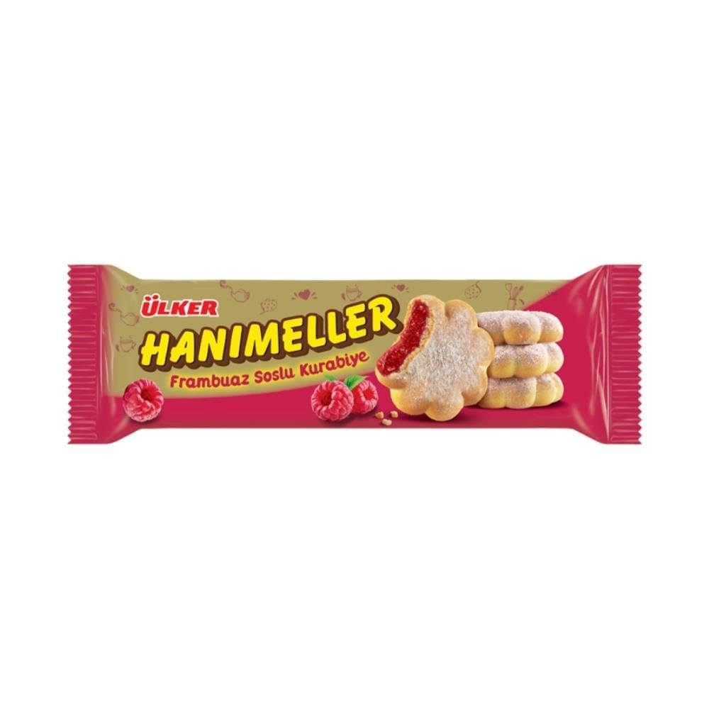 BisküviÜlker Hanımeller Frambuaz Soslu Kurabiye 94.5 Gr