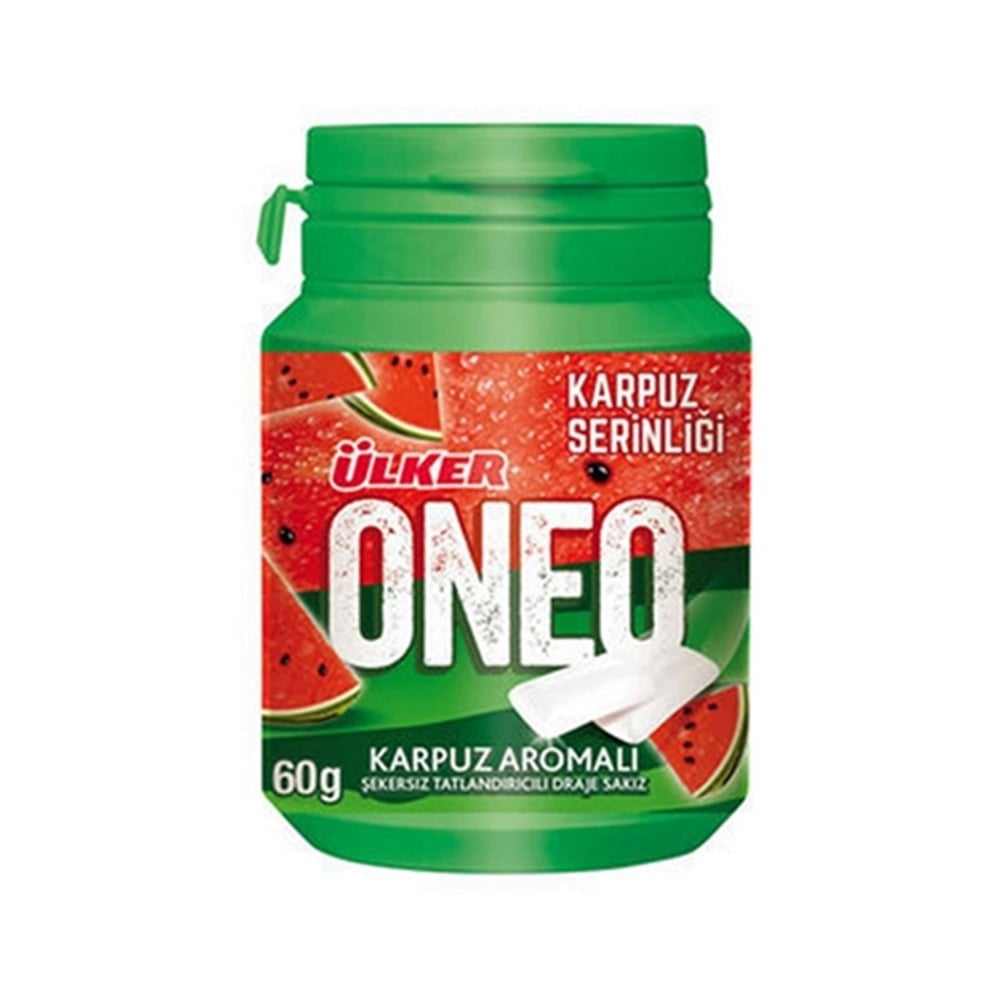 Ülker Oneo Karpuz Aromalı Draje Sakız 60Gr