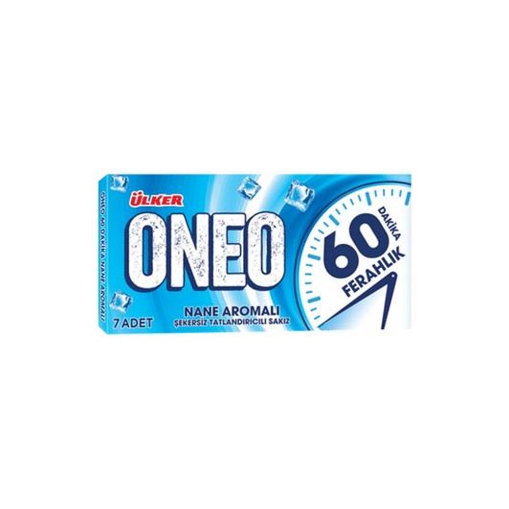 SakızÜlker Oneo Sakız 14 gr Nane Aromalı 60 Dk Ferahlık