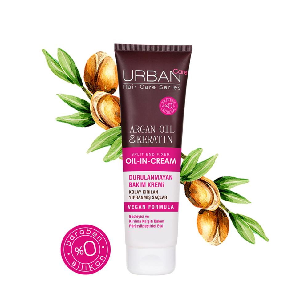 Urban Care Argan Oil & Keratin Durulanmayan Bakım Kremi 150 Ml