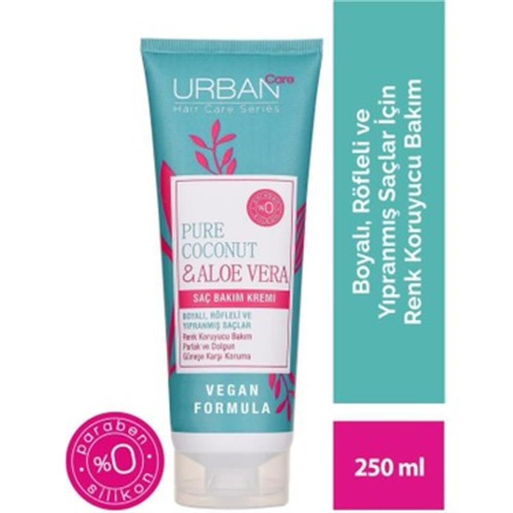 Urban Care Pure Coconut & Aloe Vera Saç Bakım Kremi 250 ml