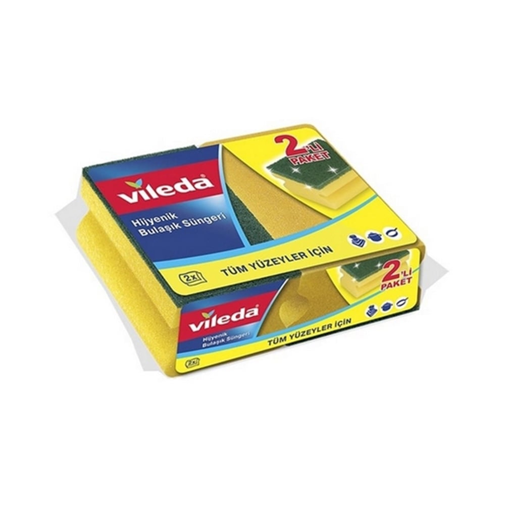 Vileda Sünger Yeşil 2 Li