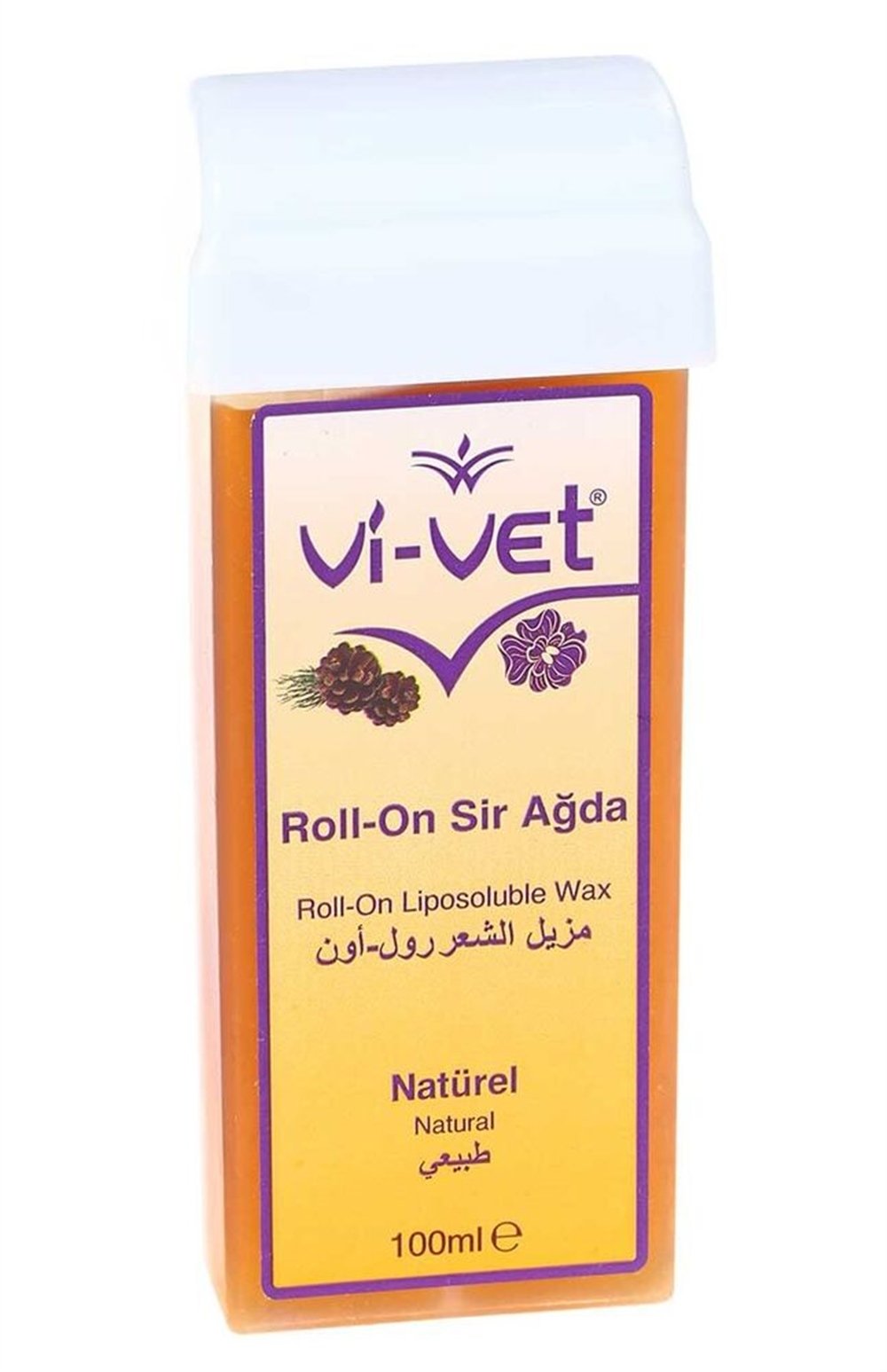 Vivet Kartuş Roll On Sir Ağda Naturel 100 Ml