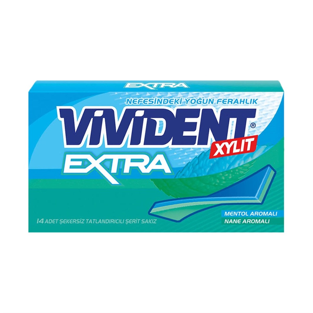 Vivident Sakız Nane Wallet Extra 26 Gr.
