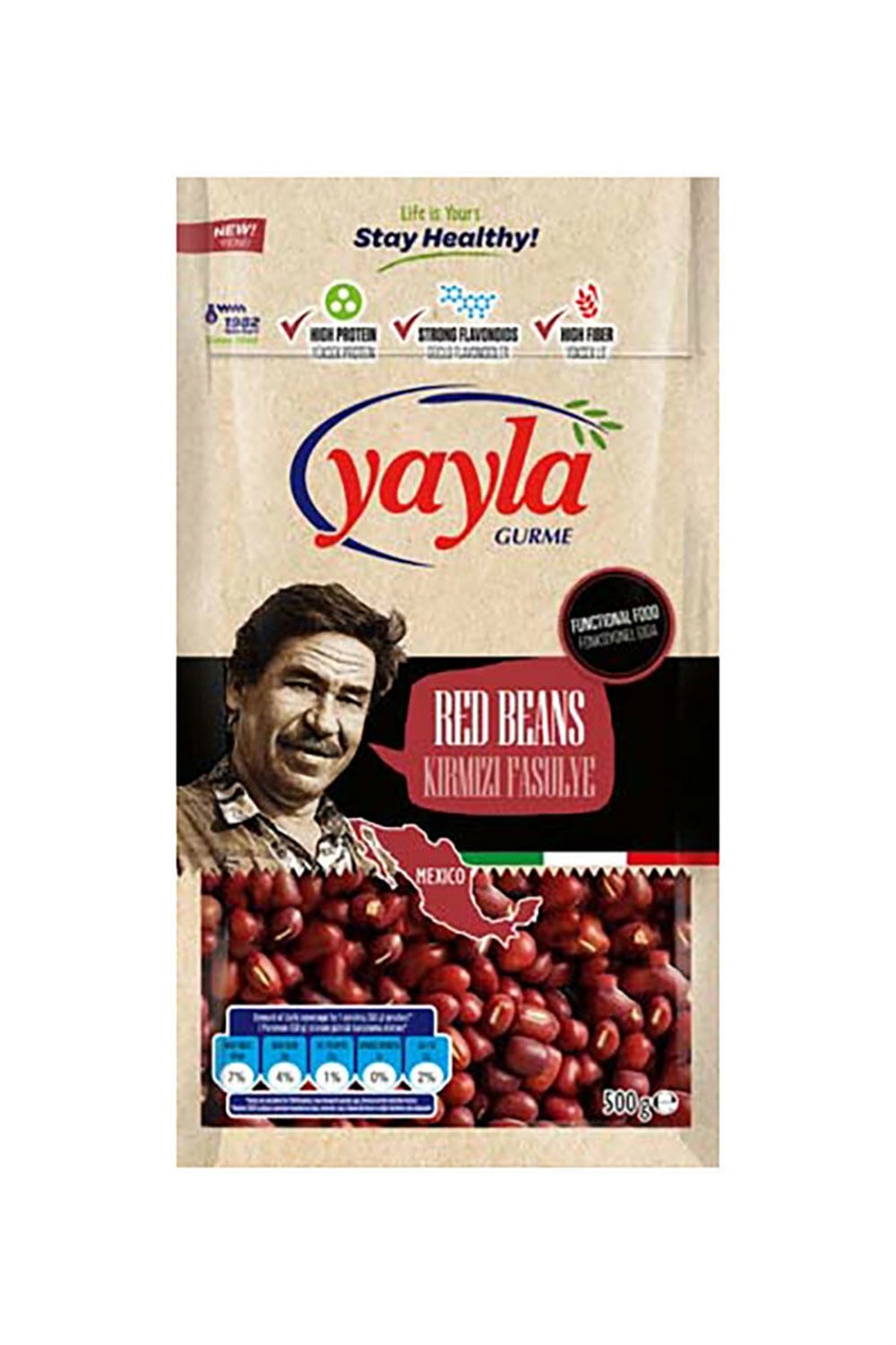 Yayla Bakliyat Kırmızı Fasülye 500 Gr
