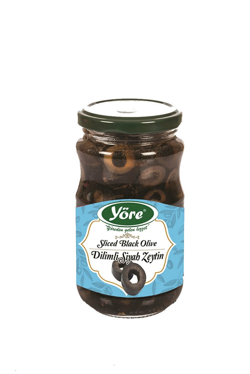 Yöre Dilimli Siyah Zeytin Cam 350 GR