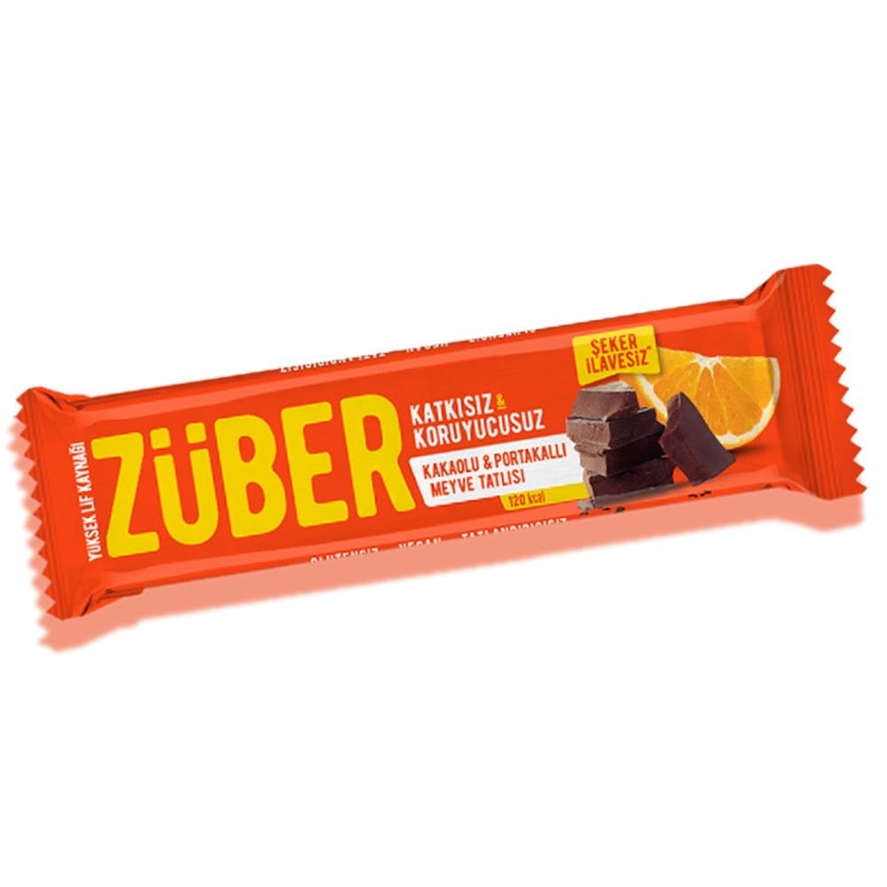 Züber Çikolata Kakaolu Portakallı 40 Gr