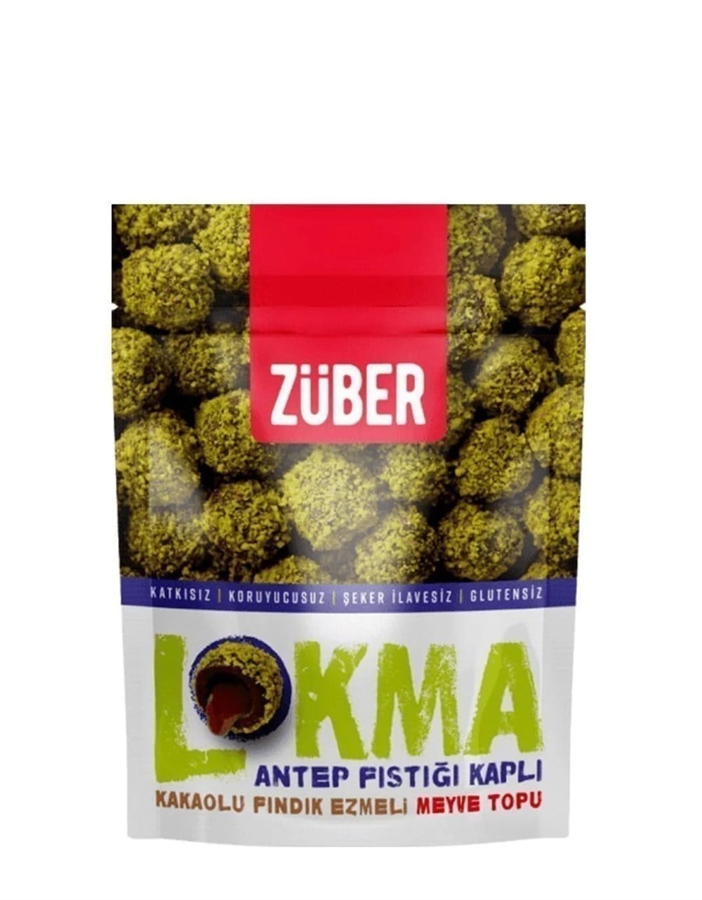 Züber Lokma Antep Fıstığı Kaplamalı Topu 96 GR