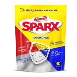 Bulaşık Makinesi TabletiAsperox Sparx Dıamond Bulaşık Makinesi Tableti 40 lı