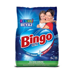 Toz DeterjanBingo Matik Renkli Beyaz 4 kg