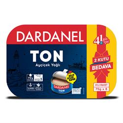 Ton BalığıDardanel Ayçiçek Yağlı Ton Balığı 2 Kutu Bedava 6*75 Gr
