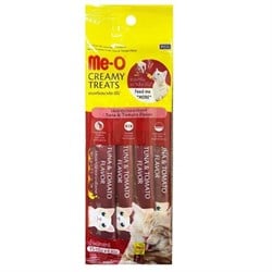 Kedi Ödül MamasıMe-o Kedi Ödülü Ton Balıklı Domatesli 4x15 g