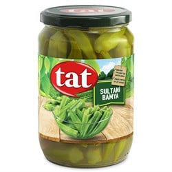 Konserve SebzeTat Sultani Bamya Cam 670 g
