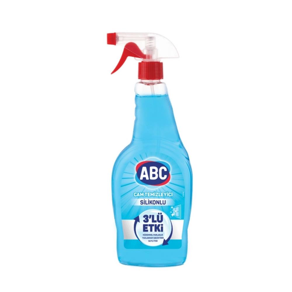 ABC CAM TEMİZLEYİCİ SLİKONLU 3LÜ ETKİ 500ML