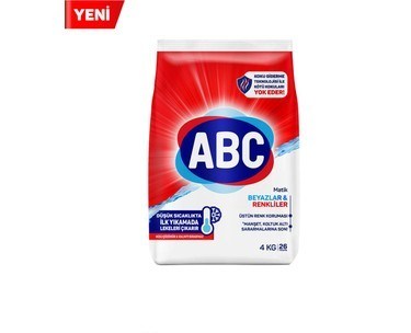 Toz DeterjanAbc Matik Beyazlar & Renkliler 4 kg