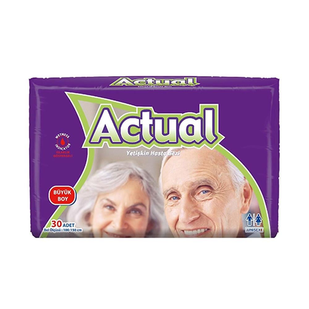 Actual Yetişkin Hasta Bezi L 30 lu
