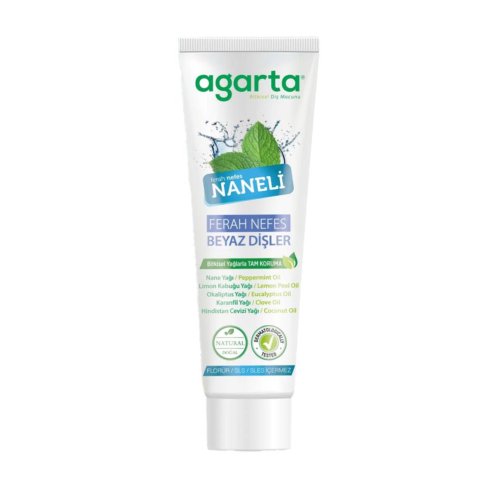 Diş MacunuAgarta Doğal Diş Macunu Naneli 100 Ml