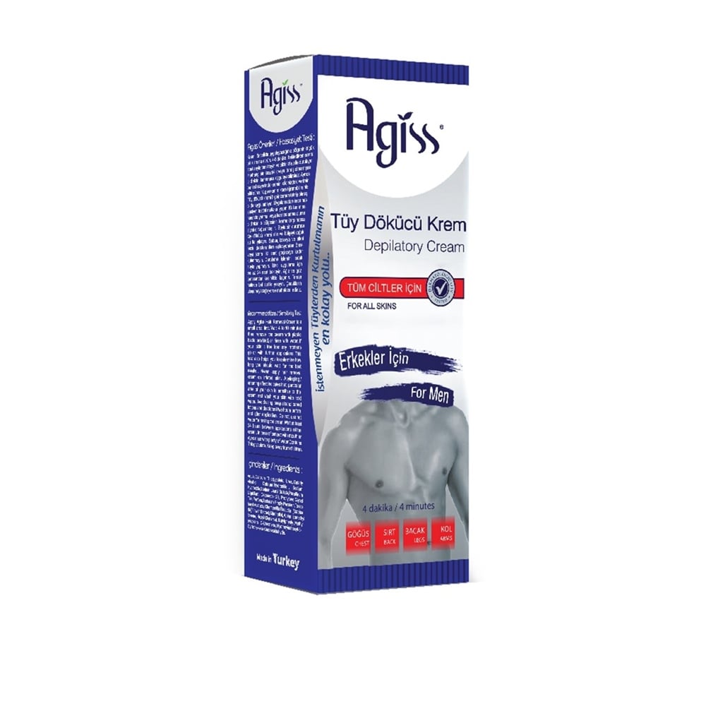 Agiss Tüy Dökücü Krem For Men 100 Ml.